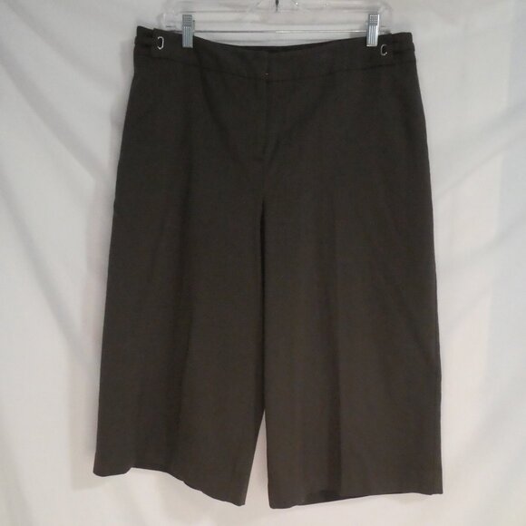 GEOFFREY BEENE SPORT | Stretch | size 14 | Brown Knee Length -Bermuda Shorts - Picture 1 of 14